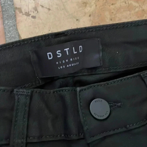 💕 LAST CHANCE New DSTLD Womens High Rise Skinny Jeans 27W x 28L Black MSRP$128 - Picture 2 of 9